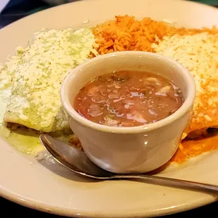 Chile Relleno Enchiladas
