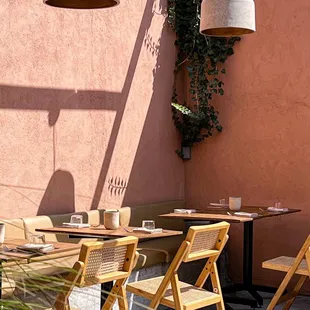 sushi and sashimi, outside