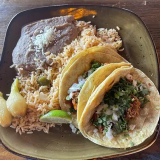 Street tacos lunch