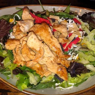 Fire Roasted Poblano Corn Salad/ ensalda de poblano rostisado