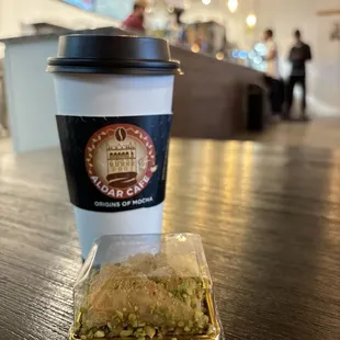 Pistachio Baklava  White Chocolate Mocha