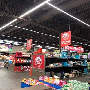 the inside of a grocery store