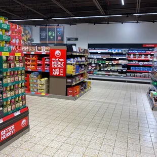 a grocery store with a variety of products