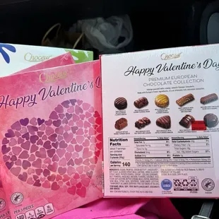 a box of valentine&apos;s day chocolates