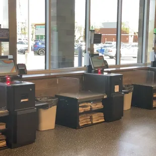 Self-checkout machines