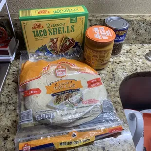 Everything was under $1 besides the cheese it was $2