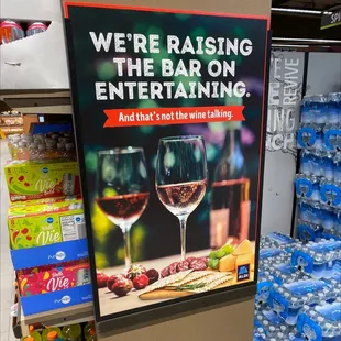 a sign for a wine bar