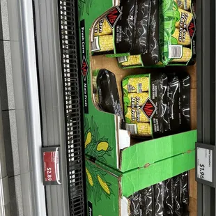 a vending machine in a grocery store