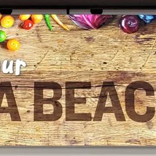 This is a Welcome To Your Virginia Beach Aldi sign.  Photo taken December 22, 2019.