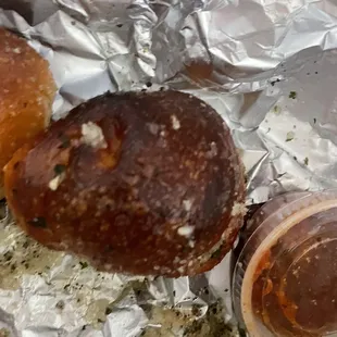 Burnt knots.