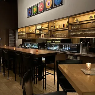 A look towards the wine bar.