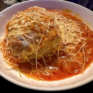 Lasagna! Delicious as always!