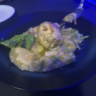 The stuffed calamari