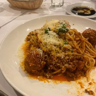 Spaghetti and Meatballs