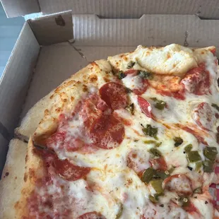 pizza, food
