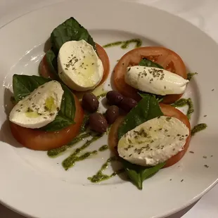 Mozzarella Caprese - the freshest ingredients and beautiful presentation!