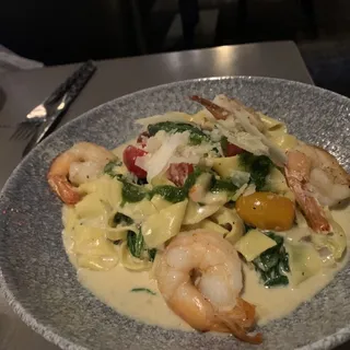 Pappardelle Pasta with Shrimp