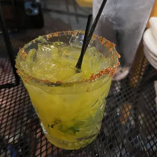 Jalapeño mango margarita