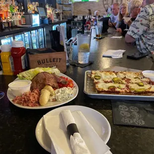 Jalapeño bacon cheese bread and 13 mile wedge