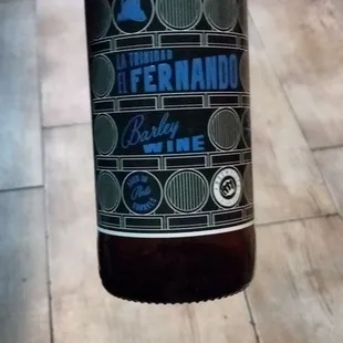 Barley wine! Tastes "pruny"!