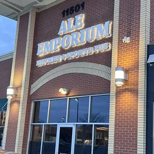 The entrance