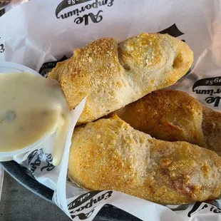Pepperoni Stuffed Breadsticks