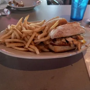 White Stromboli Sandwich