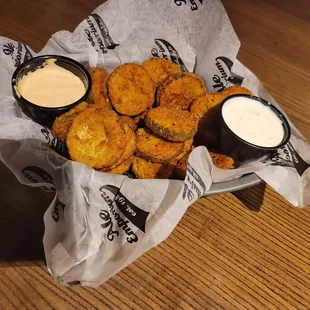Pretzel Coated Pickle Chips