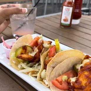 Tequila Lime Chicken Tacos