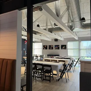 Private dining area