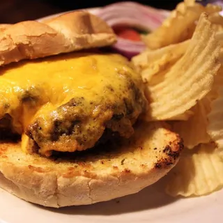 1/2 Lb Black Angus Burger