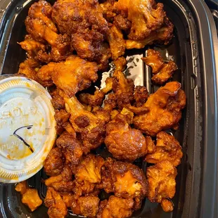 Vegan Buffalo Cauliflower