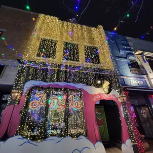 the outside of the building