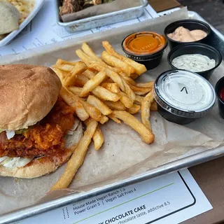 Vegan Nashville Hot Chicken