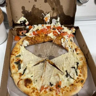Clearly the delivery driver dropped it or it tumbled around in their car