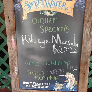 Specials board