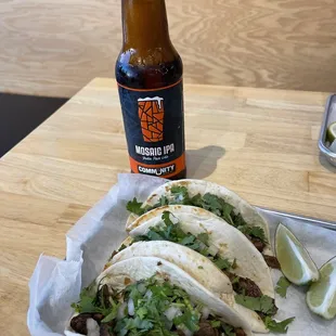 Fajita tacos and mosaic!