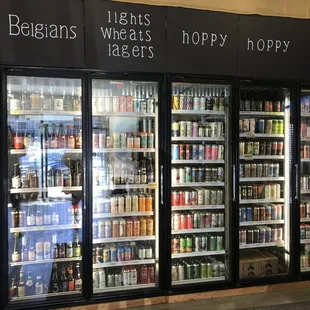 Beers for sale at Ale Tales in Albany.