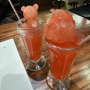 Watermelon strawberry drink