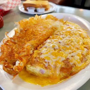 Ham and Cheese Omelette