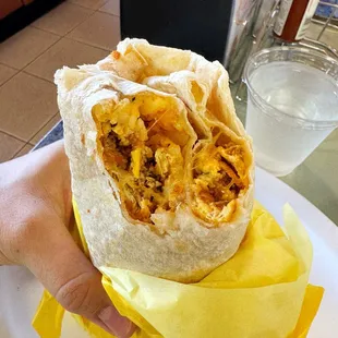 Chorizo &amp; Egg Burrito