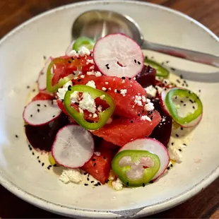 WATERMELON / BEET / FETA / TAHINI