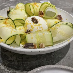Zucchini Burrata Salad