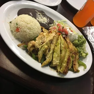 Cilantro Lime Chicken Fajita Dinner