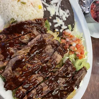 Steak Ancho Pepper Fajita Dinner