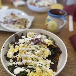 Chilaquiles de mole