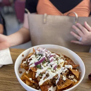 Chilaquiles rojos