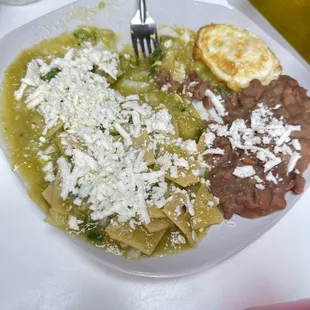 Green Sauce chicken and beans