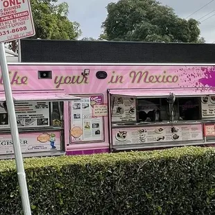 Pink truck