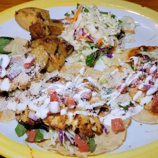 Cod (Fish of the Day) Tacos, $17.95 - 5 Stars